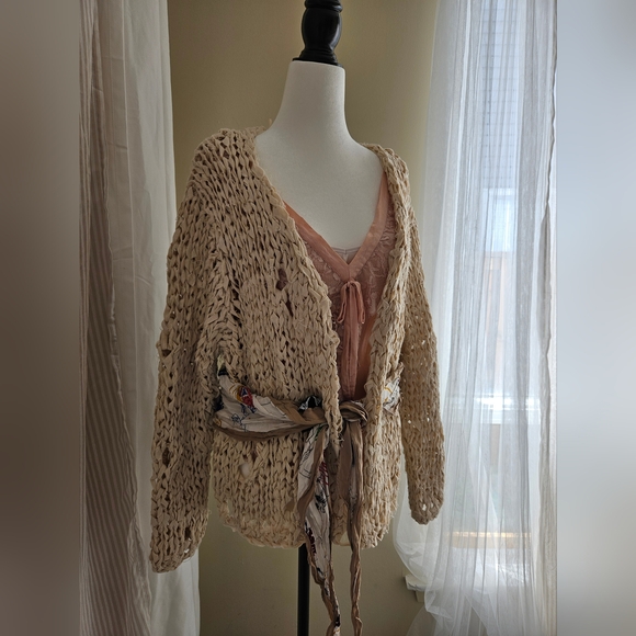 RIBBON KNIT CARDIGAN - Picture 10 of 12